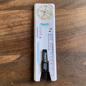 Prinivil Lisinopril Promotional Pharmaceutical Drug Rep Heart Rate Ruler Tool